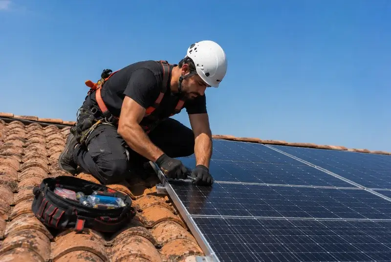 Maintenance et monitoring de panneaux solaires à Lamothe-Montravel